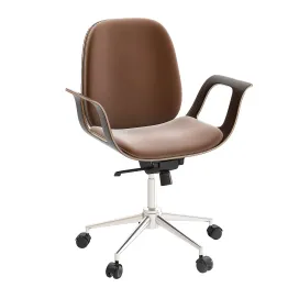 Patron walnut office chair